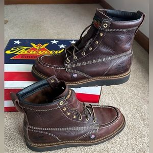 Thorogood moc toe boots